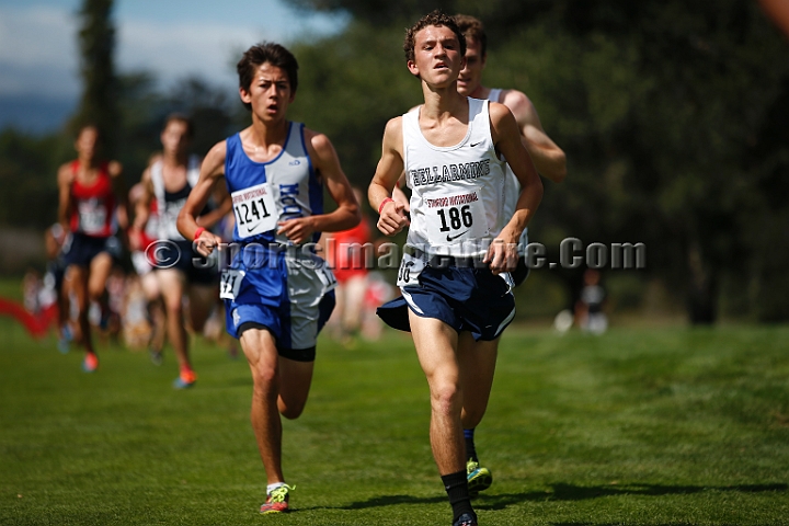 2014StanfordSeededBoys-532.JPG - Seeded boys race at the Stanford Invitational, September 27, Stanford Golf Course, Stanford, California.